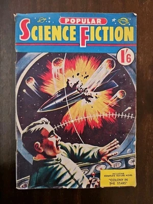 POPULAR SCIENCE FICTION ISSUE #3  RARE 50'S PULP AUSSIE SCIENCE FICTION DIGEST - Image 1 of 4