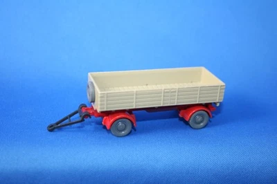 Wiking 1:87 LKW-Anhänger (Typ 6), CS 526/1 D, grünbeige/rot/orangerot - Bild 1 von 4
