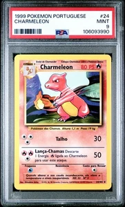 1999 Pokemon Portuguese Base Set Charmeleon #24 PSA 9 MINT - Picture 1 of 2