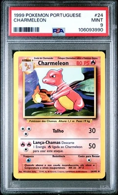 1999 Pokemon Portuguese Base Set Charmeleon #24 PSA 9 MINT - Image 1 of 2