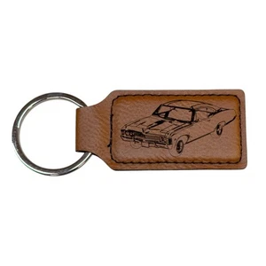 Keychain - Rectangle - Impala - Leather - Picture 1 of 8