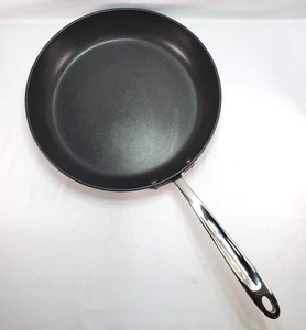 Padella antiaderente anodizzata dura 12" completamente rivestita manico rivettato resistente - Foto 1 di 8