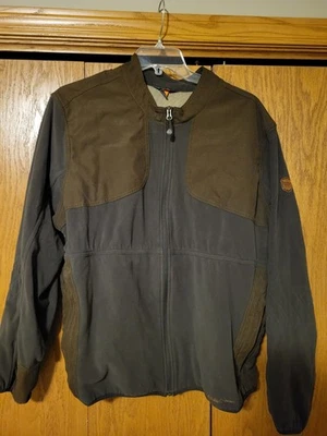 Chaqueta de lona polar Eddie Bauer Sport Shop para hombre XXL verde marrón cremallera completa Foto 1 de 3