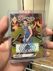 2023-24 Panini Phoenix Fuego Autographs Yellow Jeremy Lin AUTO 09/35 KNICKS - Picture 1 of 1
