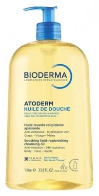 Bioderma Atoderm Shower Oil for Dry & Irritated Skin , 33.8 oz / 1Liter EXP 2028 - Image 1 of 4