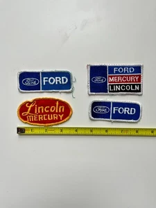vintage 1970's patch set, Ford & Lincoln Mercury  - Picture 1 of 3