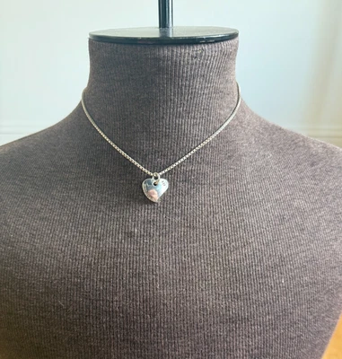 Tiffany & Co. Colgante Etiqueta Corazón Plata con Collar Plata 925 36cm Foto 1 de 4