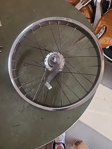 SCHWINN STINGRAY 2 SPEED KICKBACK BLUE BAND S-2 CENTER STAMP CHROME REAR RIM!! - Picture 1 of 24