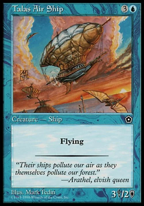 Talas Air Ship - Medium Play MTG Portal Second Age - Image 1 of 1
