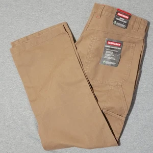 Pantalones de carpintero de lona Craftsman para hombre 40x30 bronceado repele manchas de aceite de agua - Imagen 1 de 14