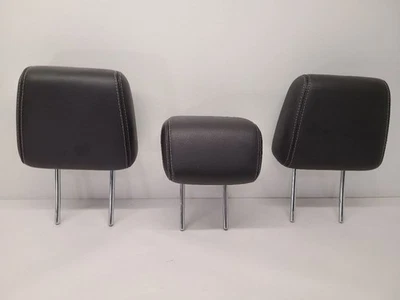 Juego de reposacabezas de cuero negro exterior central trasero Ford Focus 2012-2014 OEM Foto 1 de 4