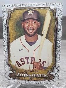 2024 Topps Allen & Ginter - Yordan Alvarez #83 Foil Filagree Houston Astros - Picture 1 of 2