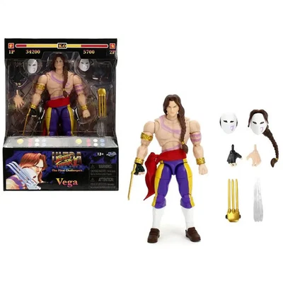 ¡EN STOCK! Figura de acción Ultra Street Fighter II VEGA de 6 pulgadas de Jada Toys Foto 1 de 4