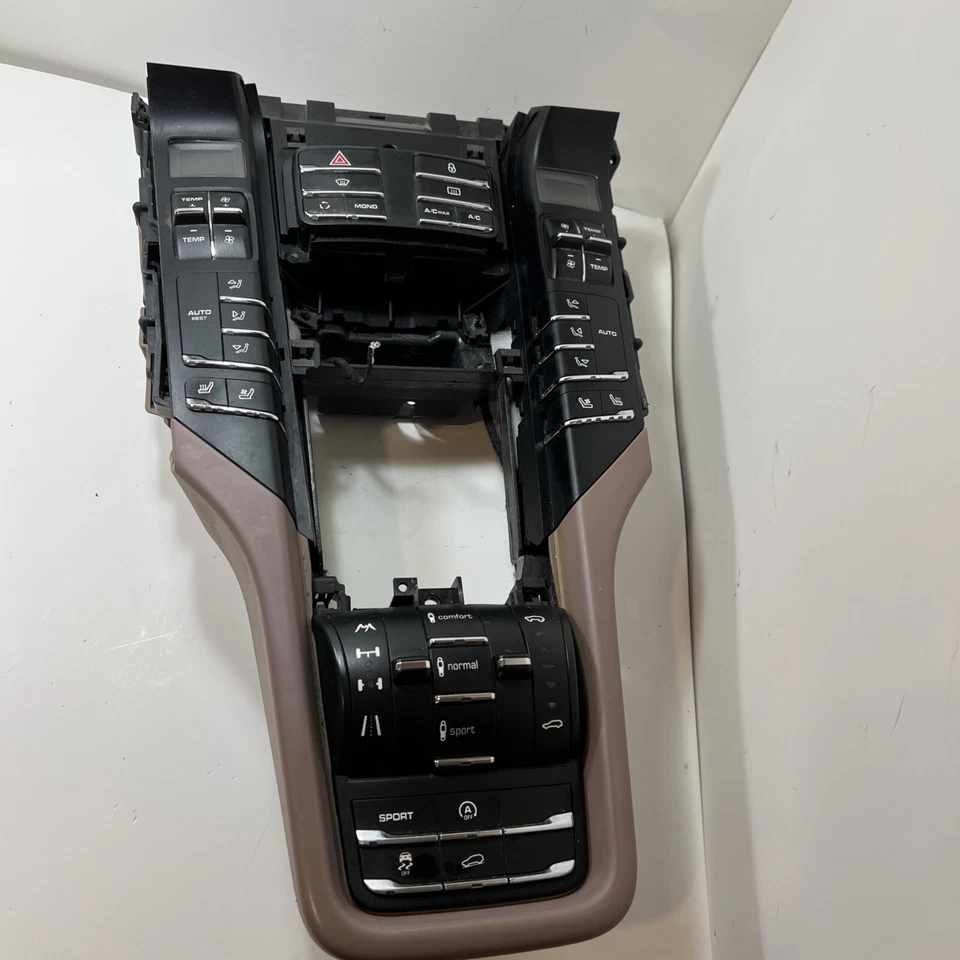 2012 PORSCHE CAYENNE FRONT CENTER CONSOLE SWITCH CONTROL PANEL OEM - Imagem 1 de 4
