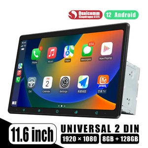 JOYING 2Din Autoradio 11.6" HD 1920*1080P Screen Android 12 GPS Navi FM USB HDMI - Bild 1 von 13