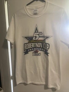NUEVO: Camiseta de Hockey Amarillo Bulls Talla Pequeña S 5to Aniversario Copa Robertson - Imagen 1 de 5