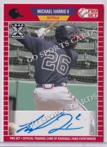 Michael Harris II 2022 Leaf Pro Set Red Autograph Auto Signed Rookie ROY Braves - Picture 1 of 1