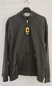 Carhartt Herren XL Loose Fit Midweight Full-Zip Sweatshirt Carbon Heather Hoodie - Bild 1 von 7