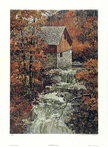 ERIC SLOANE UltraRare 1979 S&N Ltd Ed 405/490 OOP Collotype Litho DESERTED MILL - Picture 1 of 1