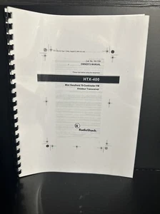 RADIO SHACK HTX-400-INSTRUCTION OPERATING MANUAL - Picture 1 of 3