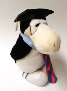 Peluche vintage 1985 Bloom County Opus Yuppy Grad 9,5 pollici - Foto 1 di 7