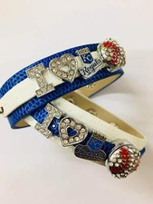 Two x I love Kansas City Royals Rhinestone Baseball Bracelet/Handmade/ Baseball 