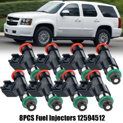 8X Inyectores de combustible 12594512 aptos para Chevrolet Silverado 1500 2007-2008 2009 5,3 L Foto 1 de 4