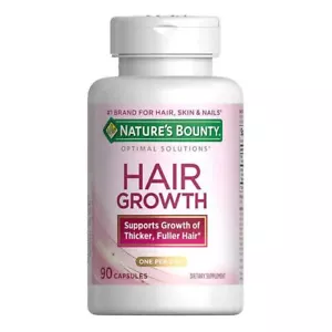 Suplemento para el crecimiento del cabello Nature's Bounty, 1 por día, clínicamente demostrado para apoyar T - Imagen 1 de 9