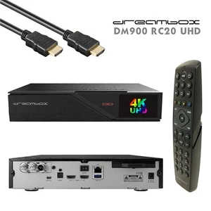 Dreambox DM900 RC20 4K E2 Linux 2xDVB-S2X 1xDVB-C/T2 Triple MS Receiver 500GB - Bild 1 von 8