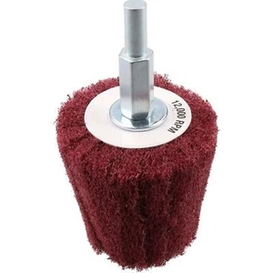 Trapeador de limpieza de pulido de lijado en forma de copa 50 mm ancho 240 grano vástago de 6 mm - Imagen 1 de 8