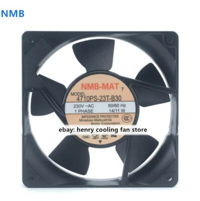 For NMB-MAT 4710PS-23T-B30 AC 230V 14/11W 120*120*25mm 2-Pin Cabinet cooling fan - Image 1 of 3