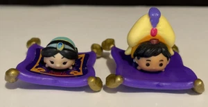 Disney Tsum Tsum Princess Jasmine & Prince Ali Magic Carpets Vinyl Figures - Picture 1 of 8