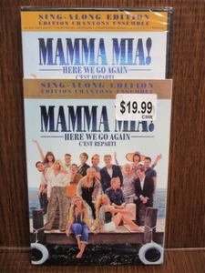 DVD Mamma Mia Here We Go Again Sing Along Edition + Slipcover NEW SEALED - Picture 1 of 2