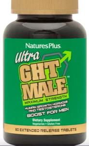 Nature's Plus Ultra GHT Male 90 Tablets Natural Male Hormone Booster - Picture 1 of 1