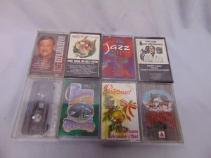 (8) Vintage Christmas Cassette tapes Como Citgo Rogers & Parton Whittaker - Picture 1 of 11
