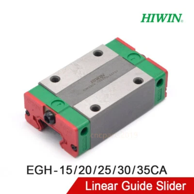 HIWIN EGH20CA Linear Rail Guide Block 20mm Slider Guideway EGR20 CNC Router - Image 1 of 4