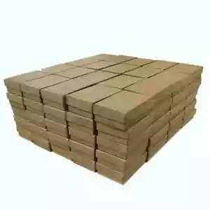 500 Stck. Bulk 3-1/4 Zoll x 2-1/4 Zoll x 1 Zoll Baumwolle Gefüllter Schmuck Verpackung Geschenkboxen #32 - Bild 1 von 38