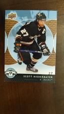 2007-08 Upper Deck Mini Jersey Scott Niedermayer