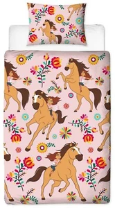 Disney Spirit Untamed Single Duvet Cover Reversible Bedding Set - Picture 1 of 2