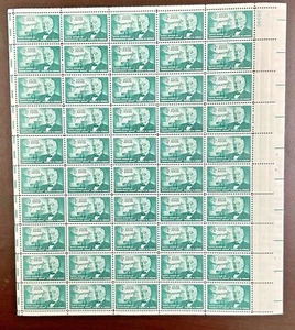 1184   George W. Norris, Senator MNH 4 cent sheet of 50 FV $2   1966 - Picture 1 of 5