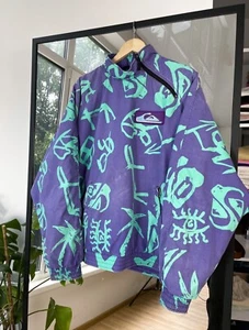 QuikSilver vintage Y2k rare anorak jacket L - Picture 1 of 9