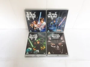 Star Wars Trilogy DVD Set With Bonus Disc Sci-fi Cult Classic 3x Movies - VG C - Picture 1 of 2