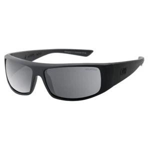 DIRTY DOG SHARKY 53804 POLARISIERTE SONNENBRILLE MIT WICKELOPTIK SATIN SCHWARZ/GRAU - Bild 1 von 3