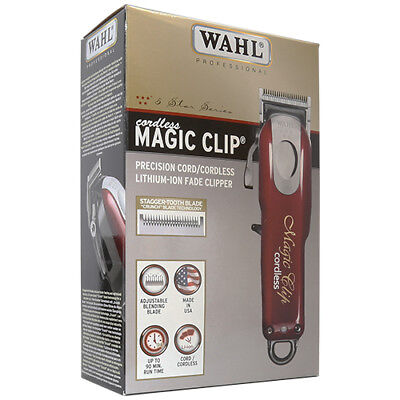 Wahl Professional 8148 5-Star Series Cordless Magic Clip Cord / Cordless Clipper • 94.95€