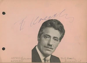 Fritz KREISLER & Carl LAMSON: Autograph Signatures (VIOLIN) (PIANO) - Picture 1 of 3