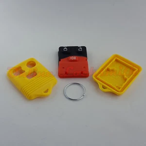 Nueva funda de repuesto de alarma remota vacía para Ford 3 botones amarillo sin llave - Imagen 1 de 1