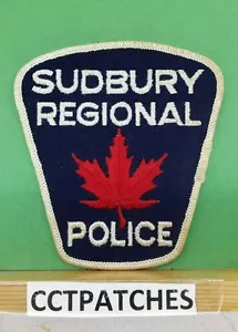 SUDBURY REGIONAL, CANADA POLICE SHOULDER PATCH - Bild 1 von 2
