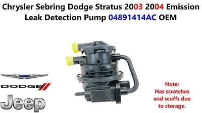 Chrysler Sebring Dodge Stratus 2003 2004 Emission Leak Detection Pump 04891414AC - Image 1 of 4