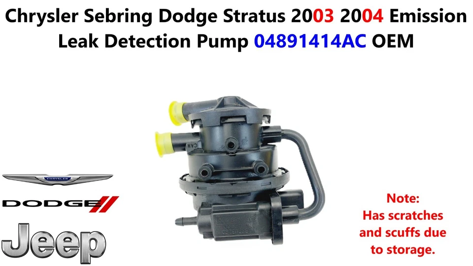 Bomba de detección de fugas de emisiones Chrysler Sebring Dodge Stratus 2003 2004 04891414AC Foto 1 de 4