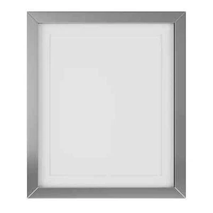 Large Silver Photo Frame - 12 x 10" - / 10 x 8" - Landscape & Portrait, Mount - Picture 1 of 4